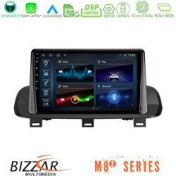 Bizzar M8² Series 8Core Android14 4+32GB  Nissan Qashqai J12 -amp; X-Trail T33 Navigation Multimedia Tablet 10 Με Carplay - Android Auto