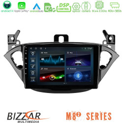 Bizzar M8² Series 8Core Android14 4+32GB Opel Corsa E/Adam Navigation Multimedia Tablet 9 Με Carplay - Android Auto Bizzar M8² Series 8Core Android14 4+32GB Opel Corsa E/Adam Navigation Multimedia Tablet 9 Με Carplay - Android Auto