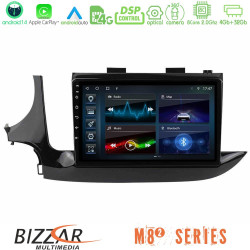 Bizzar M8² Series 8Core Android14 4+32GB  Opel Mokka 2016-2020 Navigation Multimedia Tablet 9 Με Carplay - Android Auto