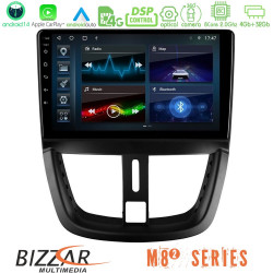 Bizzar M8² Series 8Core Android14 4+32GB Peugeot 207 Navigation Multimedia Tablet 9 Με Carplay - Android Auto Bizzar M8² Series 8Core Android14 4+32GB Peugeot 207 Navigation Multimedia Tablet 9 Με Carplay - Android Auto