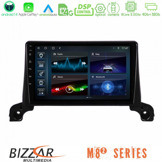 Bizzar M8² Series 8Core Android14 4+32GB Peugeot 3008/5008 2017-2023 Navigation Multimedia Tablet 9 Με Carplay - Android Auto Bizzar M8² Series 8Core Android14 4+32GB Peugeot 3008/5008 2017-2023 Navigation Multimedia Tablet 9 Με Carplay - Android Auto