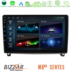 Bizzar M8² Series 8Core Android14 4+32GB Peugeot 407 Navigation Multimedia Tablet 9 Με Carplay - Android Auto Bizzar M8² Series 8Core Android14 4+32GB Peugeot 407 Navigation Multimedia Tablet 9 Με Carplay - Android Auto