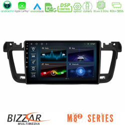 Bizzar M8² Series 8Core Android14 4+32GB  Peugeot 508 2010-2018 Navigation Multimedia Tablet 9 Με Carplay - Android Auto