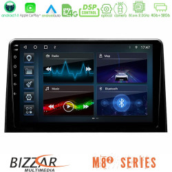 Bizzar M8² Series 8Core Android14 4+32GB  Peugeot Partner / Citroen Berlingo 2020-gt; Navigation Multimedia Tablet 10 Με Carplay - Android Auto