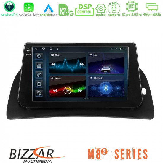 Bizzar M8² Series 8Core Android14 4+32GB Renault Kangoo 2015-2018 Navigation Multimedia Tablet 9 Με Carplay - Android Auto Bizzar M8² Series 8Core Android14 4+32GB Renault Kangoo 2015-2018 Navigation Multimedia Tablet 9 Με Carplay - Android Auto