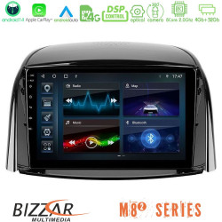 Bizzar M8² Series 8Core Android14 4+32GB Renault Koleos 2007-2015 Navigation Multimedia Tablet 9 Με Carplay - Android Auto Bizzar M8² Series 8Core Android14 4+32GB Renault Koleos 2007-2015 Navigation Multimedia Tablet 9 Με Carplay - Android Auto