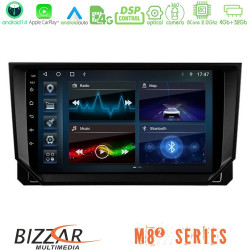 Bizzar M8² Series 8Core Android14 4+32GB Seat Arona/Ibiza Navigation Multimedia Tablet 9 Με Carplay - Android Auto Bizzar M8² Series 8Core Android14 4+32GB Seat Arona/Ibiza Navigation Multimedia Tablet 9 Με Carplay - Android Auto
