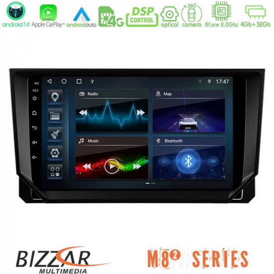 Bizzar M8² Series 8Core Android14 4+32GB Seat Arona/Ibiza Navigation Multimedia Tablet 9 Με Carplay - Android Auto Bizzar M8² Series 8Core Android14 4+32GB Seat Arona/Ibiza Navigation Multimedia Tablet 9 Με Carplay - Android Auto