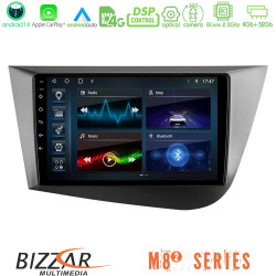 Bizzar M8² Series 8Core Android14 4+32GB Seat Leon Navigation Multimedia Tablet 9 Με Carplay - Android Auto Bizzar M8² Series 8Core Android14 4+32GB Seat Leon Navigation Multimedia Tablet 9 Με Carplay - Android Auto