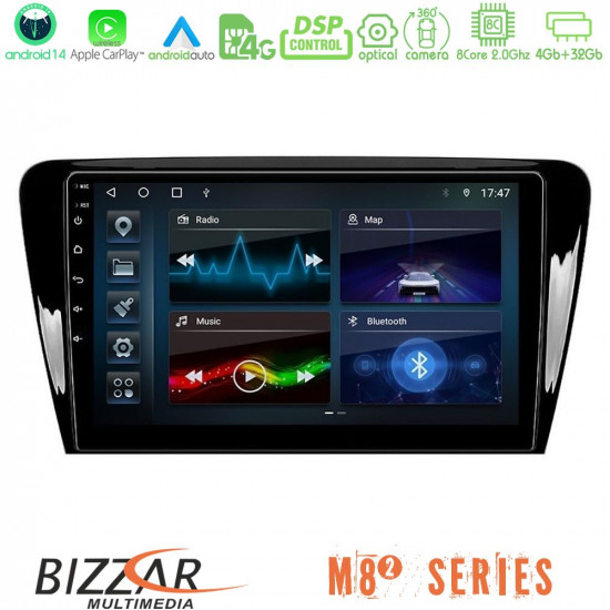 Bizzar M8² Series 8Core Android14 4+32GB Skoda Octavia 7 Navigation Multimedia Tablet 10 Με Carplay - Android Auto Bizzar M8² Series 8Core Android14 4+32GB Skoda Octavia 7 Navigation Multimedia Tablet 10 Με Carplay - Android Auto
