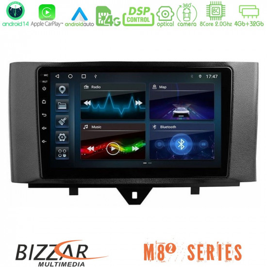 Bizzar M8² Series 8Core Android14 4+32GB Smart 451 Facelift Navigation Multimedia Tablet 9 Με Carplay - Android Auto Bizzar M8² Series 8Core Android14 4+32GB Smart 451 Facelift Navigation Multimedia Tablet 9 Με Carplay - Android Auto