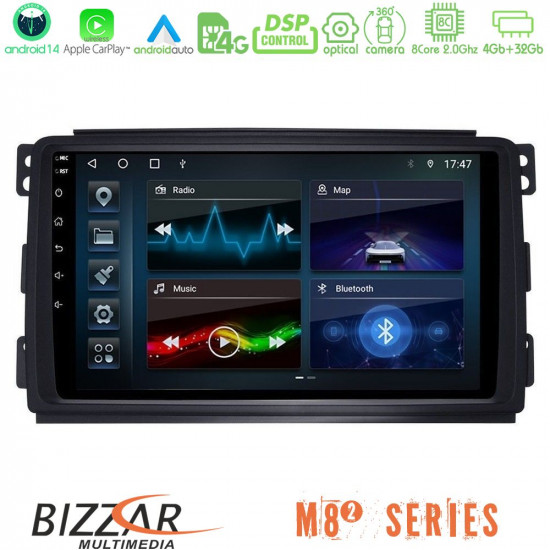 Bizzar M8² Series 8Core Android14 4+32GB Smart 451 Navigation Multimedia Tablet 9 Με Carplay - Android Auto Bizzar M8² Series 8Core Android14 4+32GB Smart 451 Navigation Multimedia Tablet 9 Με Carplay - Android Auto
