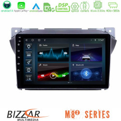 Bizzar M8² Series 8Core Android14 4+32GB  Suzuki Alto -amp; Nissan Pixo Navigation Multimedia Tablet 9? Με Carplay - Android Auto