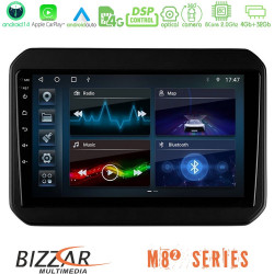 Bizzar M8² Series 8Core Android14 4+32GB Suzuki Ignis Navigation Multimedia Tablet 9 Με Carplay - Android Auto Bizzar M8² Series 8Core Android14 4+32GB Suzuki Ignis Navigation Multimedia Tablet 9 Με Carplay - Android Auto