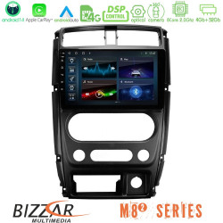 Bizzar M8² Series 8Core Android14 4+32GB Suzuki Jimny 2007-2017 Navigation Multimedia Tablet 9 Με Carplay - Android Auto Bizzar M8² Series 8Core Android14 4+32GB Suzuki Jimny 2007-2017 Navigation Multimedia Tablet 9 Με Carplay - Android Auto