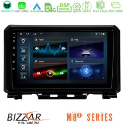 Bizzar M8² Series 8Core Android14 4+32GB Suzuki Jimny 2018-2022 Navigation Multimedia Tablet 9 Με Carplay - Android Auto Bizzar M8² Series 8Core Android14 4+32GB Suzuki Jimny 2018-2022 Navigation Multimedia Tablet 9 Με Carplay - Android Auto