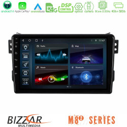 Bizzar M8² Series 8Core Android14 4+32GB Suzuki Splash - Opel Agila 2008-2014 Navigation Multimedia Tablet 9? Με Carplay - Android Auto Bizzar M8² Series 8Core Android14 4+32GB Suzuki Splash - Opel Agila 2008-2014 Navigation Multimedia Tablet 9? Με Carplay - Android Auto