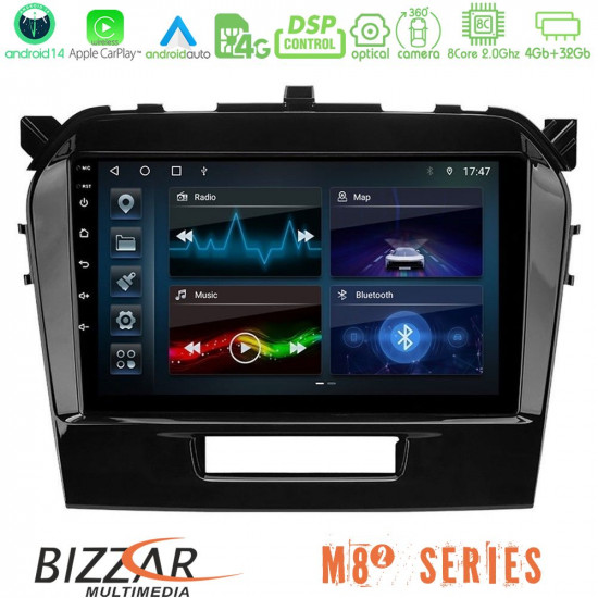 Bizzar M8² Series 8Core Android14 4+32GB Suzuki Vitara 2015-2021 Navigation Multimedia Tablet 9 Με Carplay - Android Auto Bizzar M8² Series 8Core Android14 4+32GB Suzuki Vitara 2015-2021 Navigation Multimedia Tablet 9 Με Carplay - Android Auto
