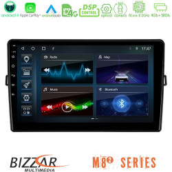 Bizzar M8² Series 8Core Android14 4+32GB Toyota Auris Navigation Multimedia Tablet 10 Με Carplay - Android Auto Bizzar M8² Series 8Core Android14 4+32GB Toyota Auris Navigation Multimedia Tablet 10 Με Carplay - Android Auto