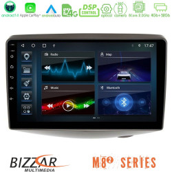 Bizzar M8² Series 8Core Android14 4+32GB Toyota Yaris 1999 - 2006 Navigation Multimedia Tablet 9 Με Carplay - Android Auto Bizzar M8² Series 8Core Android14 4+32GB Toyota Yaris 1999 - 2006 Navigation Multimedia Tablet 9 Με Carplay - Android Auto