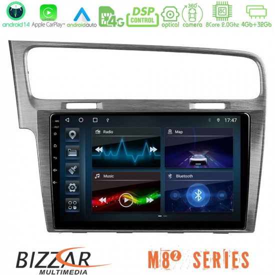 Bizzar M8² Series 8Core Android14 4+32GB VW GOLF 7 Navigation Multimedia Tablet 10 Με Carplay - Android Auto Bizzar M8² Series 8Core Android14 4+32GB VW GOLF 7 Navigation Multimedia Tablet 10 Με Carplay - Android Auto
