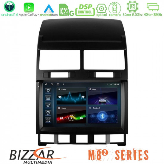 Bizzar M8² Series 8Core Android14 4+32GB VW Touareg 2002 – 2010 Navigation Multimedia Tablet 9 Με Carplay - Android Auto Bizzar M8² Series 8Core Android14 4+32GB VW Touareg 2002 – 2010 Navigation Multimedia Tablet 9 Με Carplay - Android Auto
