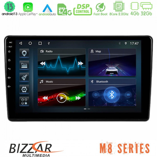Bizzar M8 Series Alfa Romeo 159/Brera/Spider 8Core Android13 4+32GB Navigation Multimedia Tablet 9 Bizzar M8 Series Alfa Romeo 159/Brera/Spider 8Core Android13 4+32GB Navigation Multimedia Tablet 9
