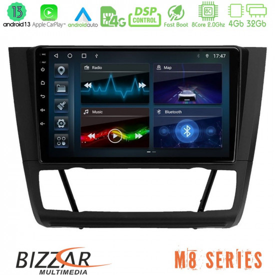 Bizzar M8 Series BMW 1Series E81/E82/E87/E88 (AUTO A/C) 8core Android13 4+32GB Navigation Multimedia Tablet 9 Bizzar M8 Series BMW 1Series E81/E82/E87/E88 (AUTO A/C) 8core Android13 4+32GB Navigation Multimedia Tablet 9