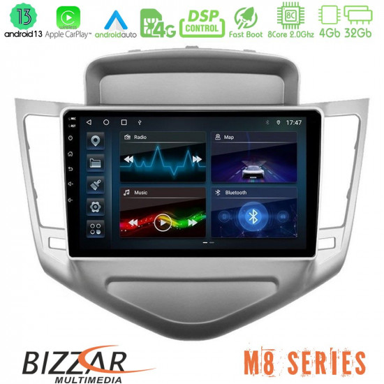 Bizzar M8 Series Chevrolet Cruze 2009-2012 8core Android13 4+32GB Navigation Multimedia Tablet 9 Bizzar M8 Series Chevrolet Cruze 2009-2012 8core Android13 4+32GB Navigation Multimedia Tablet 9