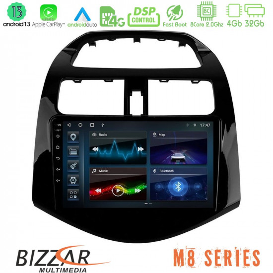 Bizzar M8 Series Chevrolet Spark 2009-2015 8core Android13 4+32GB Navigation Multimedia Tablet 9 Bizzar M8 Series Chevrolet Spark 2009-2015 8core Android13 4+32GB Navigation Multimedia Tablet 9