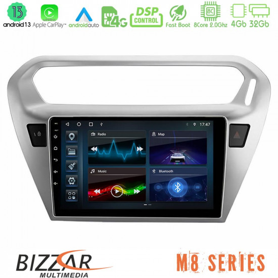 Bizzar M8 Series Citroen C-Elysee / Peugeot 301 8Core Android13 4+32GB Navigation Multimedia Tablet 9 Bizzar M8 Series Citroen C-Elysee / Peugeot 301 8Core Android13 4+32GB Navigation Multimedia Tablet 9