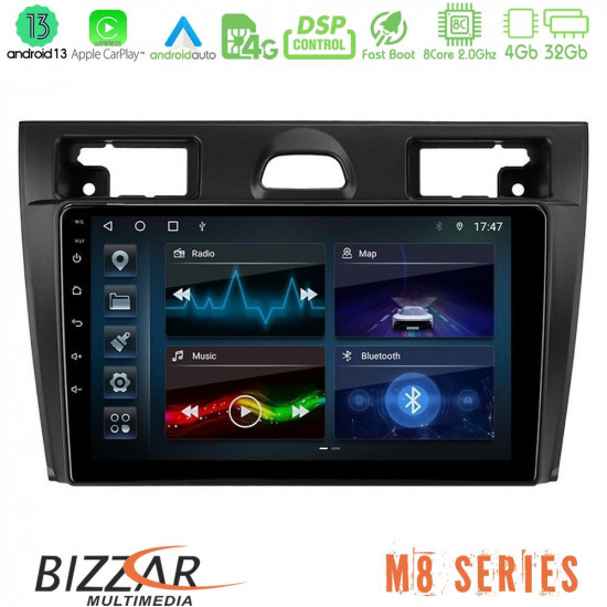 Bizzar M8 Series Ford Fiesta/Fusion 8core Android13 4+32GB Navigation Multimedia Tablet 9 Bizzar M8 Series Ford Fiesta/Fusion 8core Android13 4+32GB Navigation Multimedia Tablet 9