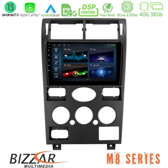 Bizzar M8 Series Ford Mondeo 2001-2004 8Core Android13 4+32GB Navigation Multimedia Tablet 9 Bizzar M8 Series Ford Mondeo 2001-2004 8Core Android13 4+32GB Navigation Multimedia Tablet 9