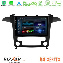 Bizzar M8 Series Ford S-Max 2006-2012 8core Android13 4+32GB Navigation Multimedia Tablet 9 Bizzar M8 Series Ford S-Max 2006-2012 8core Android13 4+32GB Navigation Multimedia Tablet 9