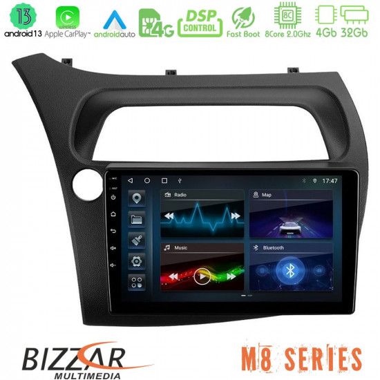 Bizzar M8 Series Honda Civic Hatchback 8core Android13 4+32GB Navigation Multimedia Tablet 9 Bizzar M8 Series Honda Civic Hatchback 8core Android13 4+32GB Navigation Multimedia Tablet 9