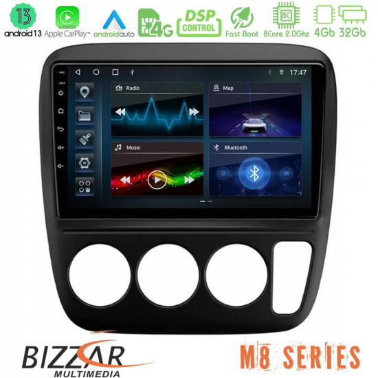 Bizzar M8 Series Honda CRV 1997-2001 8core Android13 4+32GB Navigation Multimedia Tablet 9 Bizzar M8 Series Honda CRV 1997-2001 8core Android13 4+32GB Navigation Multimedia Tablet 9