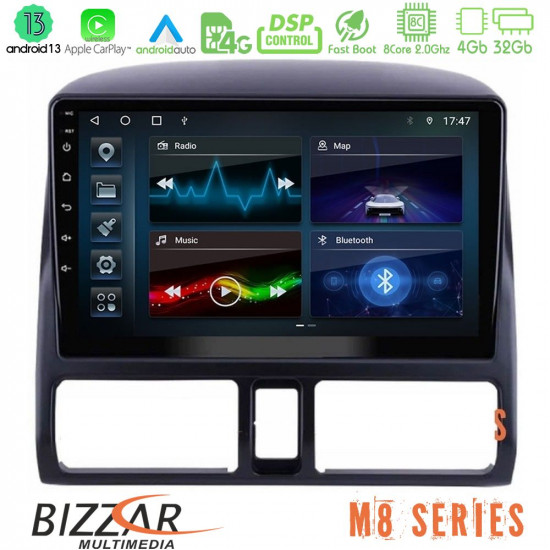 Bizzar M8 Series Honda CRV 2002-2006 8core Android13 4+32GB Navigation Multimedia Tablet 9 Bizzar M8 Series Honda CRV 2002-2006 8core Android13 4+32GB Navigation Multimedia Tablet 9