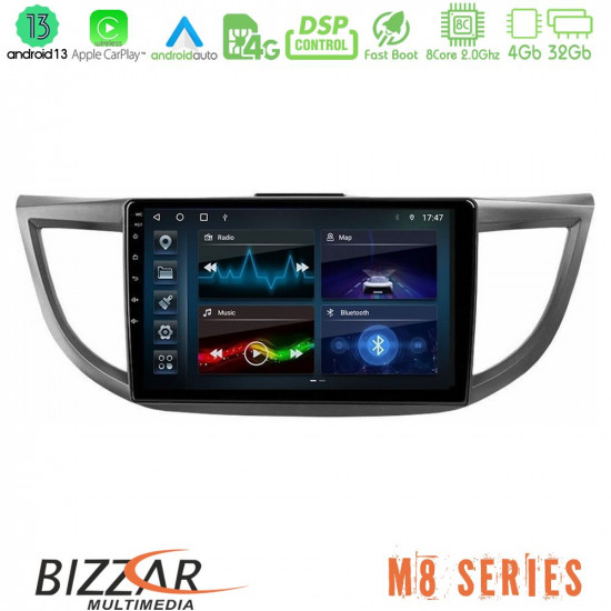 Bizzar M8 Series Honda CRV 2012-2017 8core Android13 4+32GB Navigation Multimedia Tablet 9 Bizzar M8 Series Honda CRV 2012-2017 8core Android13 4+32GB Navigation Multimedia Tablet 9