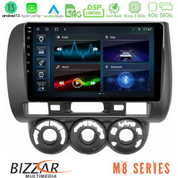Bizzar M8 Series Honda Jazz 2002-2008 (Manual A/C) 8core Android13 4+32GB Navigation Multimedia Tablet 9 Bizzar M8 Series Honda Jazz 2002-2008 (Manual A/C) 8core Android13 4+32GB Navigation Multimedia Tablet 9