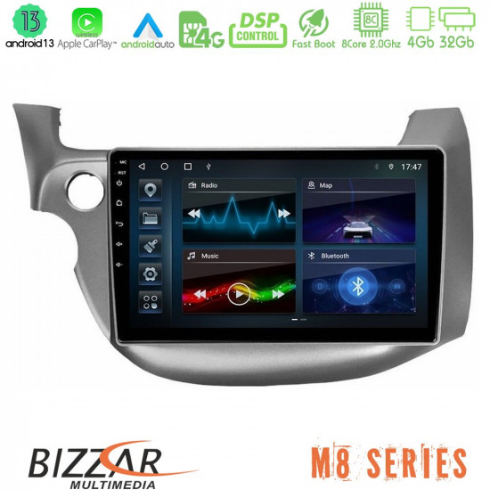Bizzar M8 Series Honda Jazz 2009-2013 8core Android13 4+32GB Navigation Multimedia Tablet 10 Bizzar M8 Series Honda Jazz 2009-2013 8core Android13 4+32GB Navigation Multimedia Tablet 10