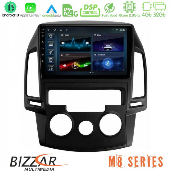 Bizzar M8 Series Hyundai i30 2007-2012 Manual A/C 8core Android13 4+32GB Navigation Multimedia Tablet 9 Bizzar M8 Series Hyundai i30 2007-2012 Manual A/C 8core Android13 4+32GB Navigation Multimedia Tablet 9