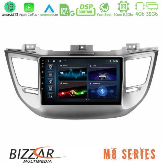 Bizzar M8 Series Hyundai Tucson 2015-2018 8Core Android13 4+32GB Navigation Multimedia Tablet 9 Bizzar M8 Series Hyundai Tucson 2015-2018 8Core Android13 4+32GB Navigation Multimedia Tablet 9