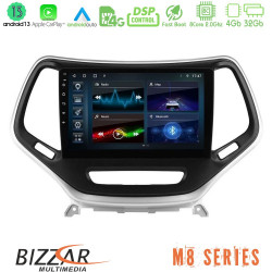 Bizzar M8 Series Jeep Cherokee 2014-2019 8core Android13 4+32GB Navigation Multimedia Tablet 9 (Ασημί Χρώμα) Bizzar M8 Series Jeep Cherokee 2014-2019 8core Android13 4+32GB Navigation Multimedia Tablet 9 (Ασημί Χρώμα)