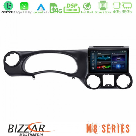 Bizzar M8 Series Jeep Wrangler 2011-2014 8Core Android13 4+32GB Navigation Multimedia Tablet 10 Bizzar M8 Series Jeep Wrangler 2011-2014 8Core Android13 4+32GB Navigation Multimedia Tablet 10