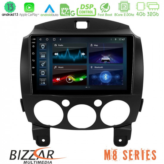 Bizzar M8 Series Mazda 2 2008-2014 8core Android13 4+32GB Navigation Multimedia Tablet 9 Bizzar M8 Series Mazda 2 2008-2014 8core Android13 4+32GB Navigation Multimedia Tablet 9