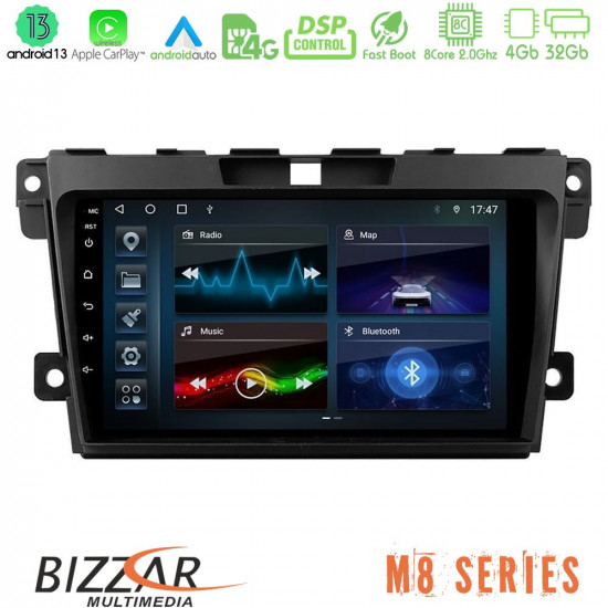 Bizzar M8 Series Mazda CX-7 2007-2011 8core Android13 4+32GB Navigation Multimedia Tablet 9 Bizzar M8 Series Mazda CX-7 2007-2011 8core Android13 4+32GB Navigation Multimedia Tablet 9