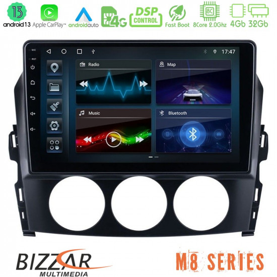 Bizzar M8 Series Mazda MX-5 2005-2015 8core Android13 4+32GB Navigation Multimedia Tablet 9 Bizzar M8 Series Mazda MX-5 2005-2015 8core Android13 4+32GB Navigation Multimedia Tablet 9