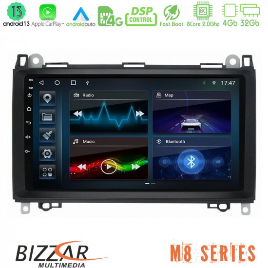 Bizzar M8 Series Mercedes A/B/Vito/Sprinter Class 8core Android13 4+32GB Navigation Multimedia 9 Bizzar M8 Series Mercedes A/B/Vito/Sprinter Class 8core Android13 4+32GB Navigation Multimedia 9