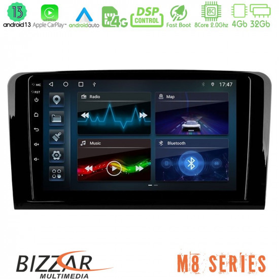 Bizzar M8 Series Mercedes ML/GL Class 8core Android13 4+32GB Navigation Multimedia Tablet 9 Bizzar M8 Series Mercedes ML/GL Class 8core Android13 4+32GB Navigation Multimedia Tablet 9