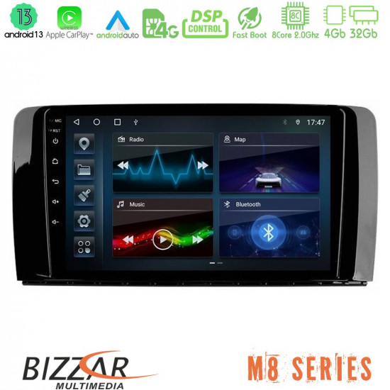 Bizzar M8 Series Mercedes R Class 8core Android13 4+32GB Navigation Multimedia Tablet 9 Bizzar M8 Series Mercedes R Class 8core Android13 4+32GB Navigation Multimedia Tablet 9
